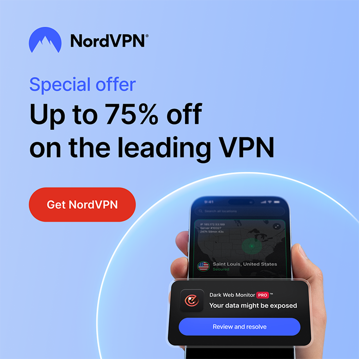 NordVPN offer banner